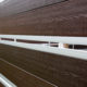Modern Composite Horizontal Semi Privacy Fence with Aluminum Posts and Rails