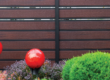 Semi Privacy Composite Fence With Aluminum Posts And Rails