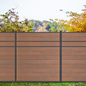 wpc wood plastic composite fence modern euro fences chicago