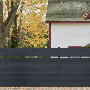 wpc wood plastic composite fence modern euro fences chicago