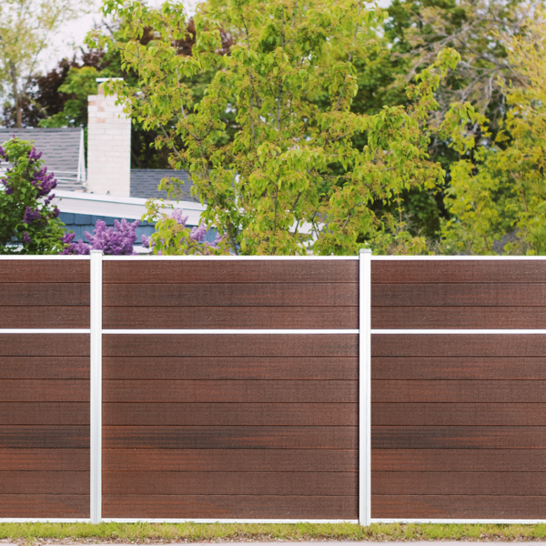 wpc wood plastic composite fence modern euro fences chicago