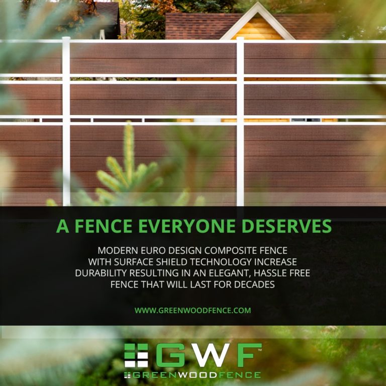 Modern Composite Fence