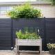 Modern Composite Horizontal Privacy Fence with Aluminum Posts and Rails