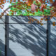 Modern Composite Horizontal Privacy Fence with Aluminum Posts and Rails
