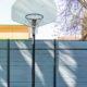 Modern Composite Horizontal Privacy Fence with Aluminum Posts and Rails