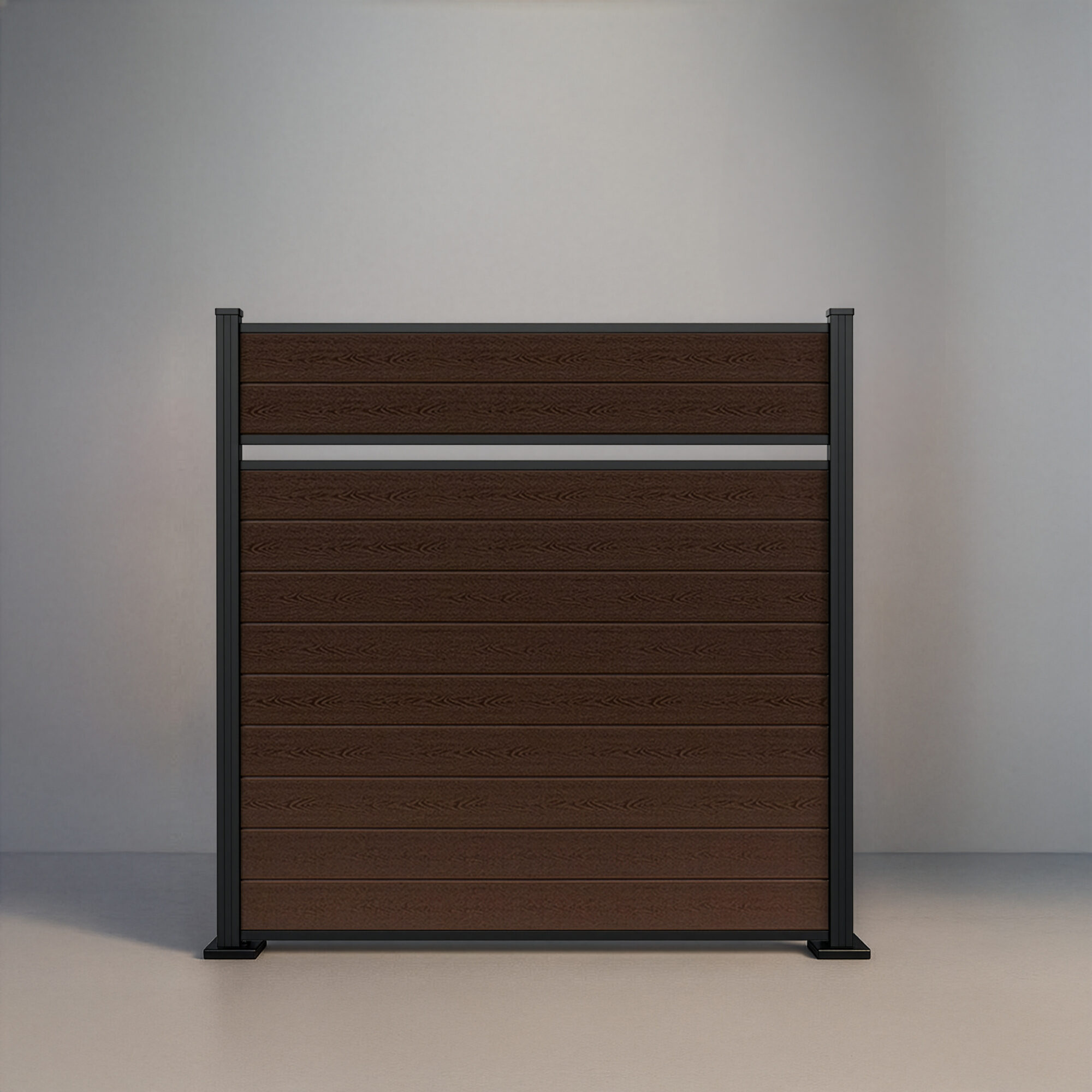 greenwood fence classic semi privacy modular composite fencing product visual