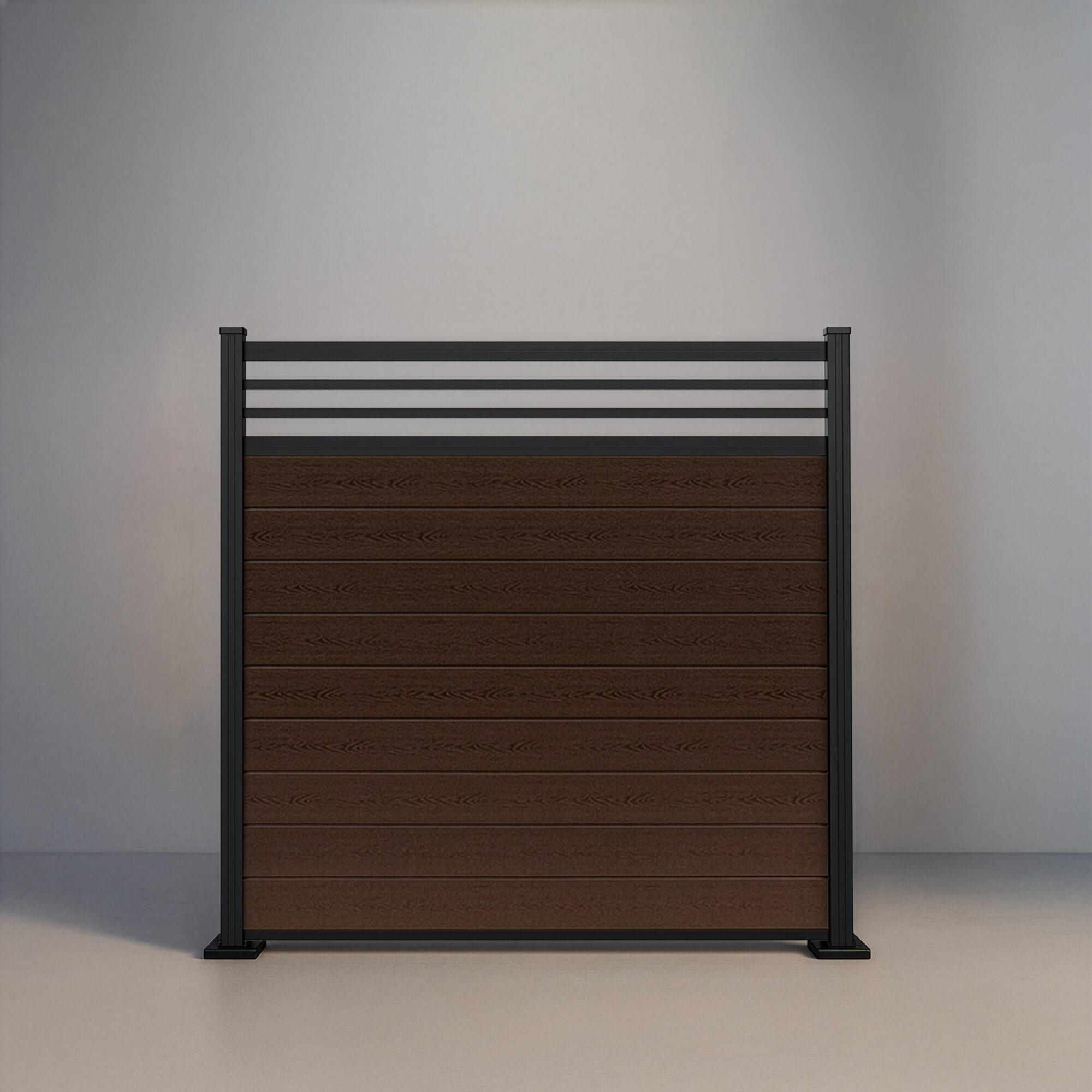 greenwood fence classic trellis modular composite fencing product visual