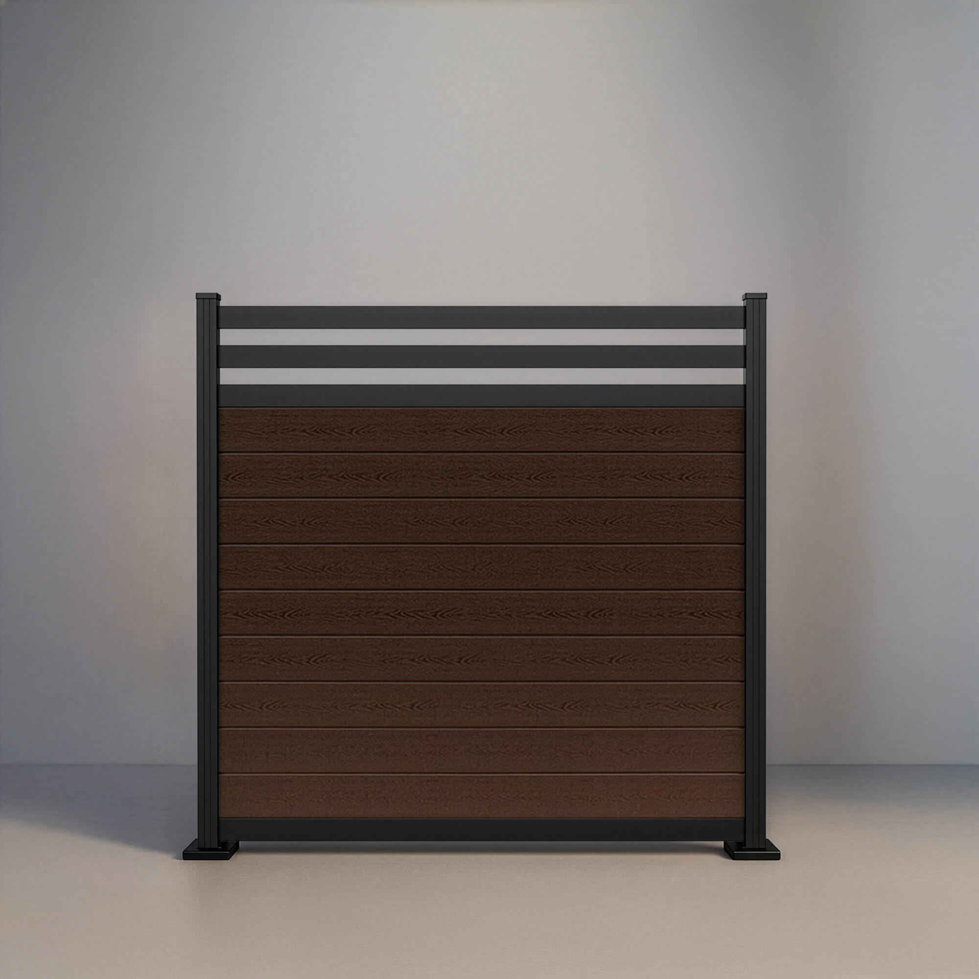 greenwood fence deluxe trellis modular composite fencing product visual