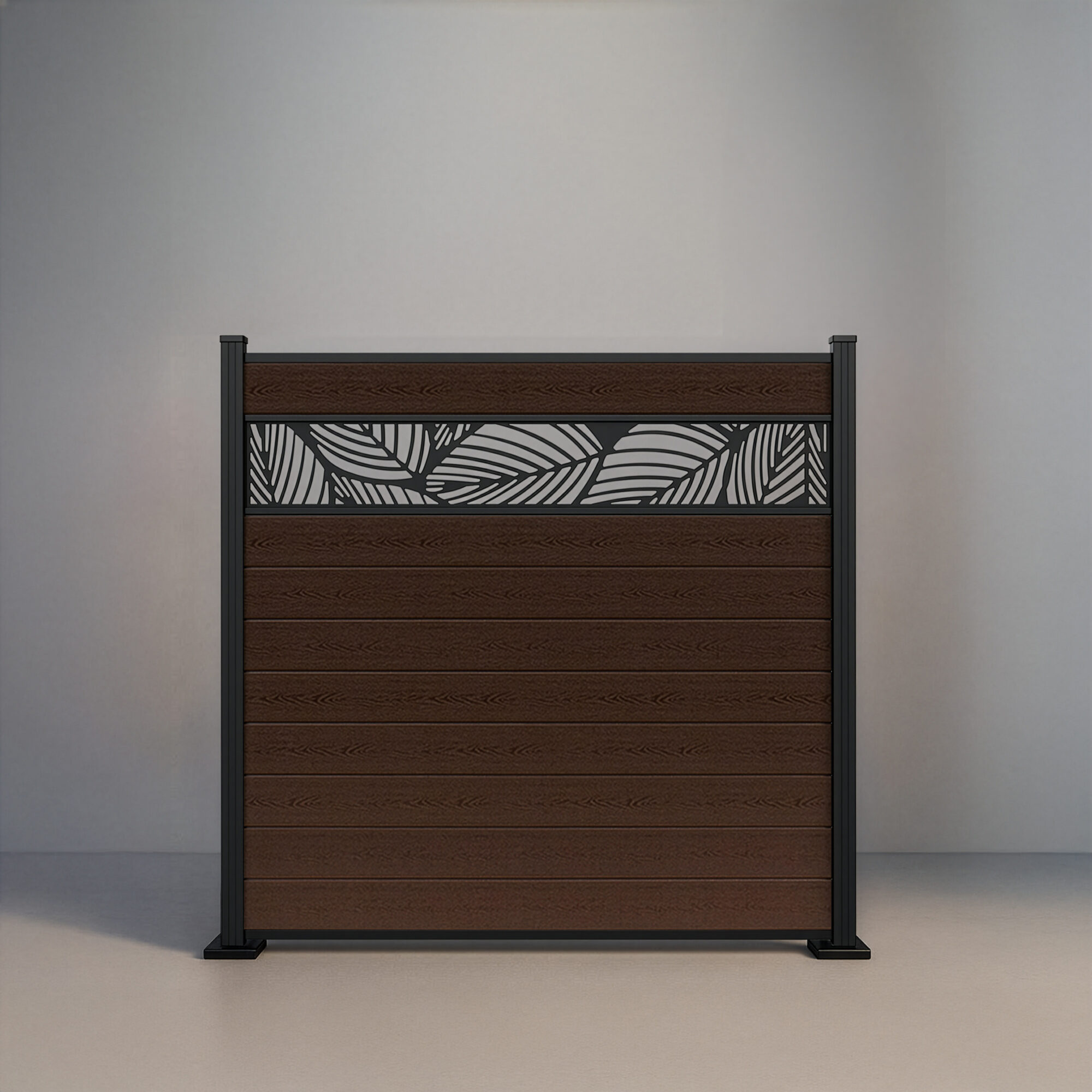 greenwood fence leaf lattice modular composite fencing product visual
