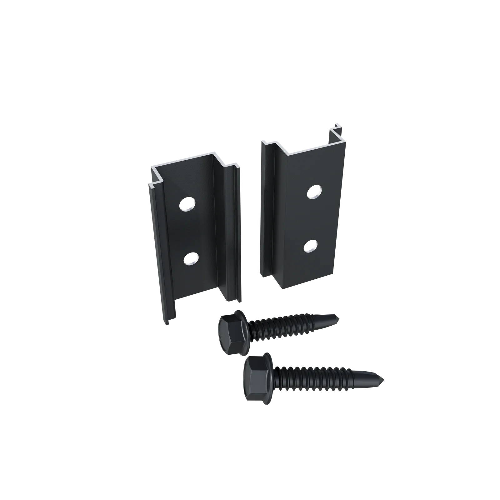 Greenwood Fence 2 inch Starter Spacer matte black aluminum universal ground clearance for bottom rail positioning
