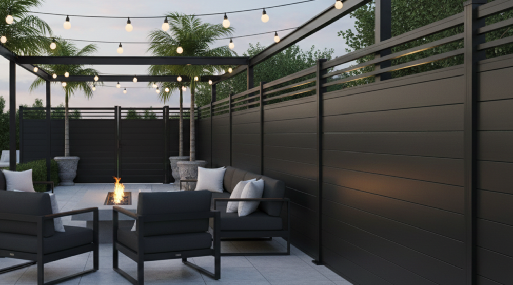 Aluminum Classic Trellis Fence GWF