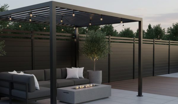 Aluminum Deluxe Trellis Fence GWF 1 Web
