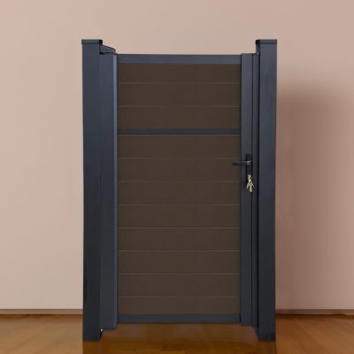 Aluminum Gate Aspen Brown Aluminum Boards