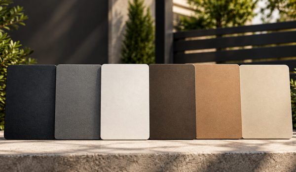 Aluminum fence colors