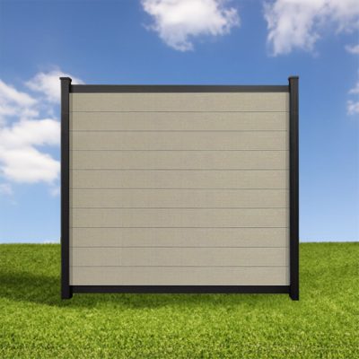 Elite Deluxe Composite Privacy Fence Sandy Birch 6