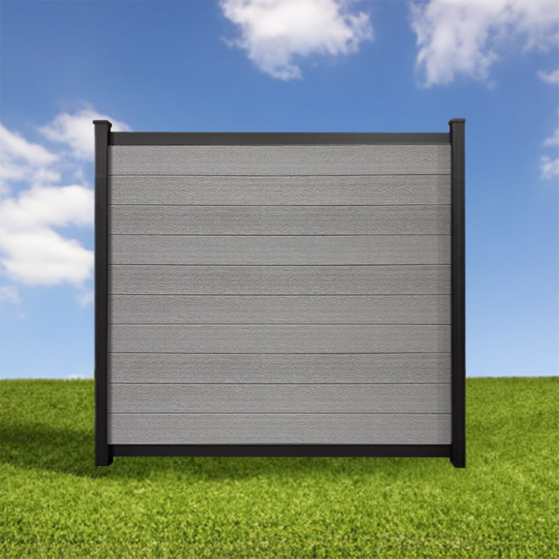 Elite Deluxe Composite Privacy Fence Storm Grey 6