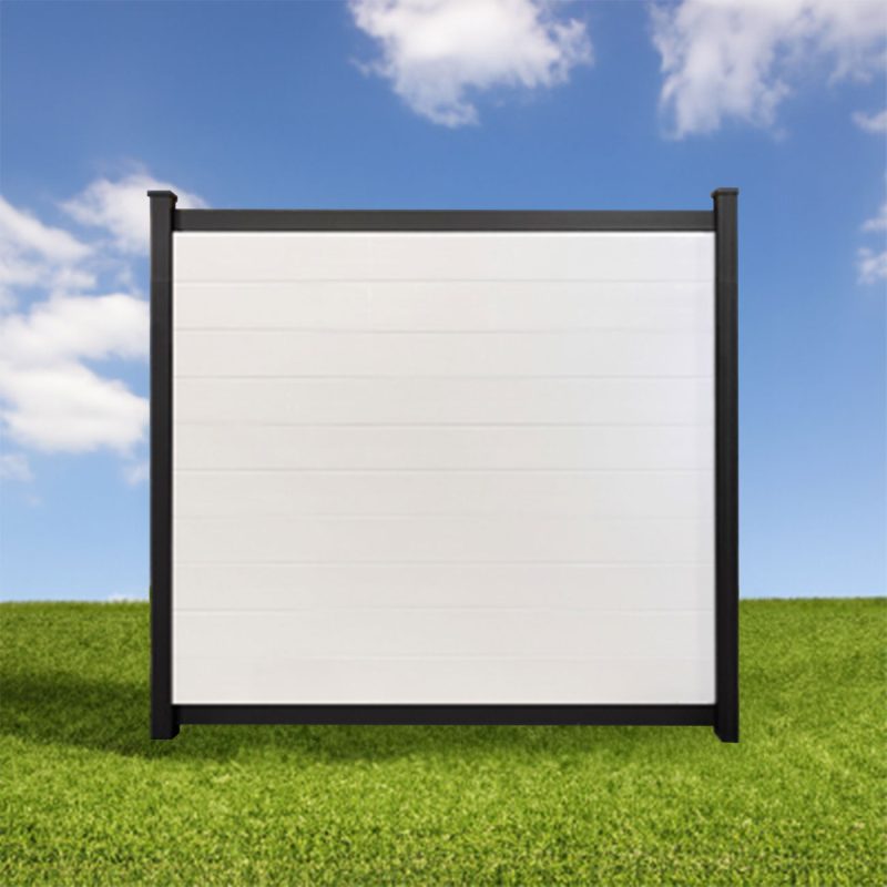 Elite Deluxe Vinyl Privacy Fence White 6