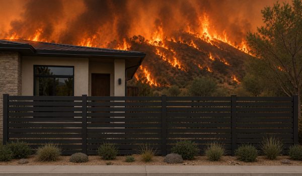 Fire resistant fence california