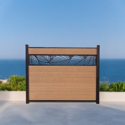 Leaf Lattice Composite Fence Cedar 5ft GWF