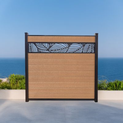 Leaf Lattice Composite Fence Cedar 6ft GWF