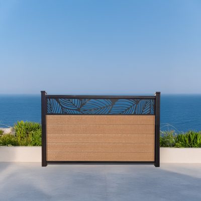 Leaf=Lattice Composite Fence Cedar 4ft GWF