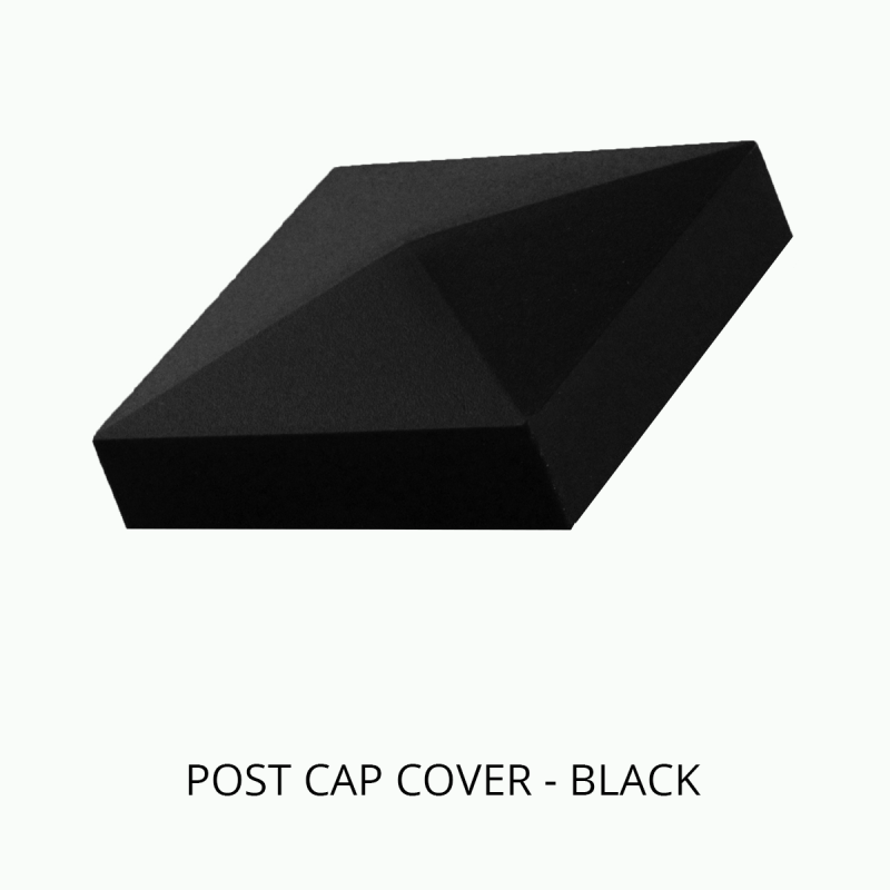 POST CAP COVER BLACK