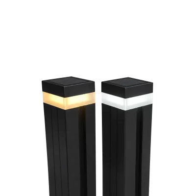 Greenwood Fence solar LED post cap for the 2.75-inch (70mm) Standard Fence Post, available in Warm Ambient Yellow and Cool White accent lighting