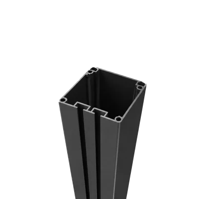 Greenwood Fence 6x6 (150mm) Gate Post 10-foot aluminum with two integrated hinge channels for large single and double gates