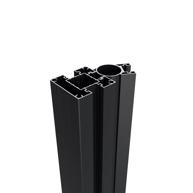 Greenwood Fence Multi-Angle Swivel Kit 6.5 ft matte black aluminum two-piece system for 0 to 180 degree fence angles and circular runs